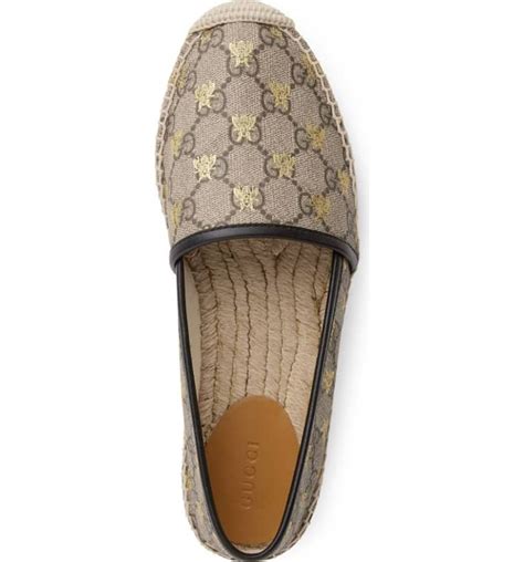 gucci espadrilles mens cheap|logo espadrille flat gucci.